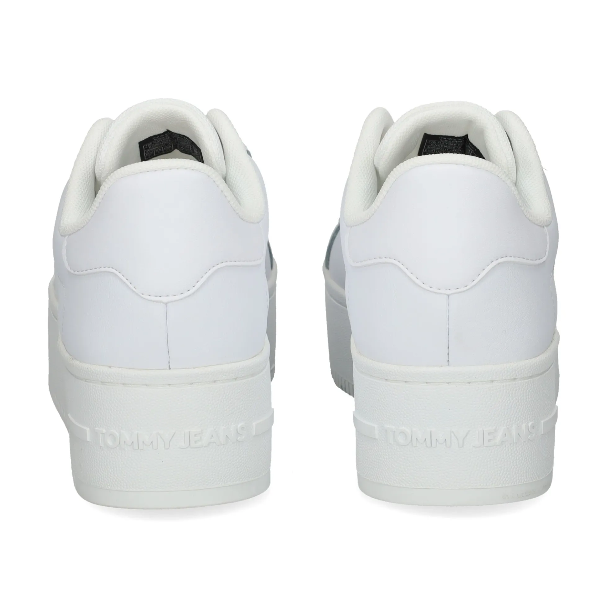 TOMMY HILFIGER Sandalias con plataforma de Mujer EN0EN02518 YBS WHITE