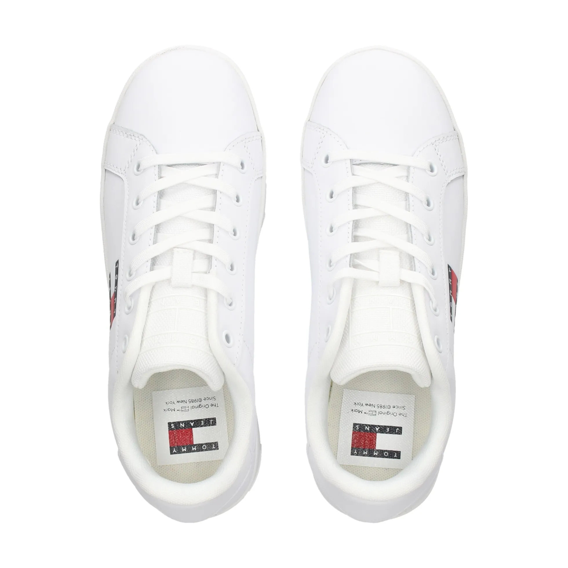 TOMMY HILFIGER Sandalias con plataforma de Mujer EN0EN02518 YBS WHITE