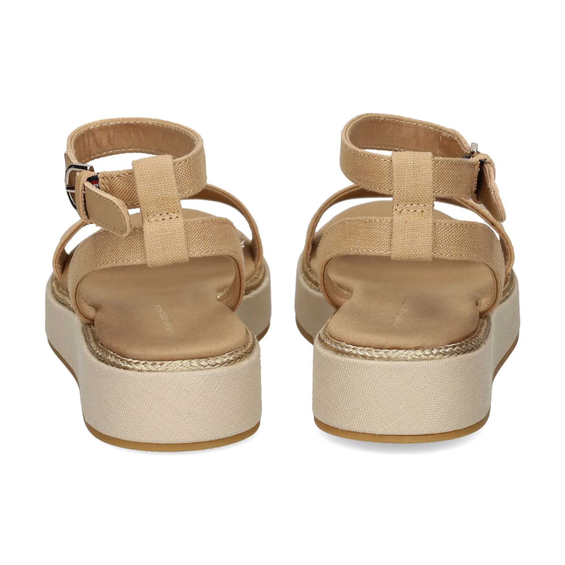 TOMMY HILFIGER Sandalias con plataforma de Mujer FW0FW08051 0HD CLASSIC KHA