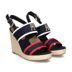 TOMMY HILFIGER Sandalias cuña de Mujer FW0FW07180 0GY RWB