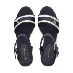 TOMMY HILFIGER Sandalias cuña de Mujer FW0FW08044 DW6 SPACE BLUE
