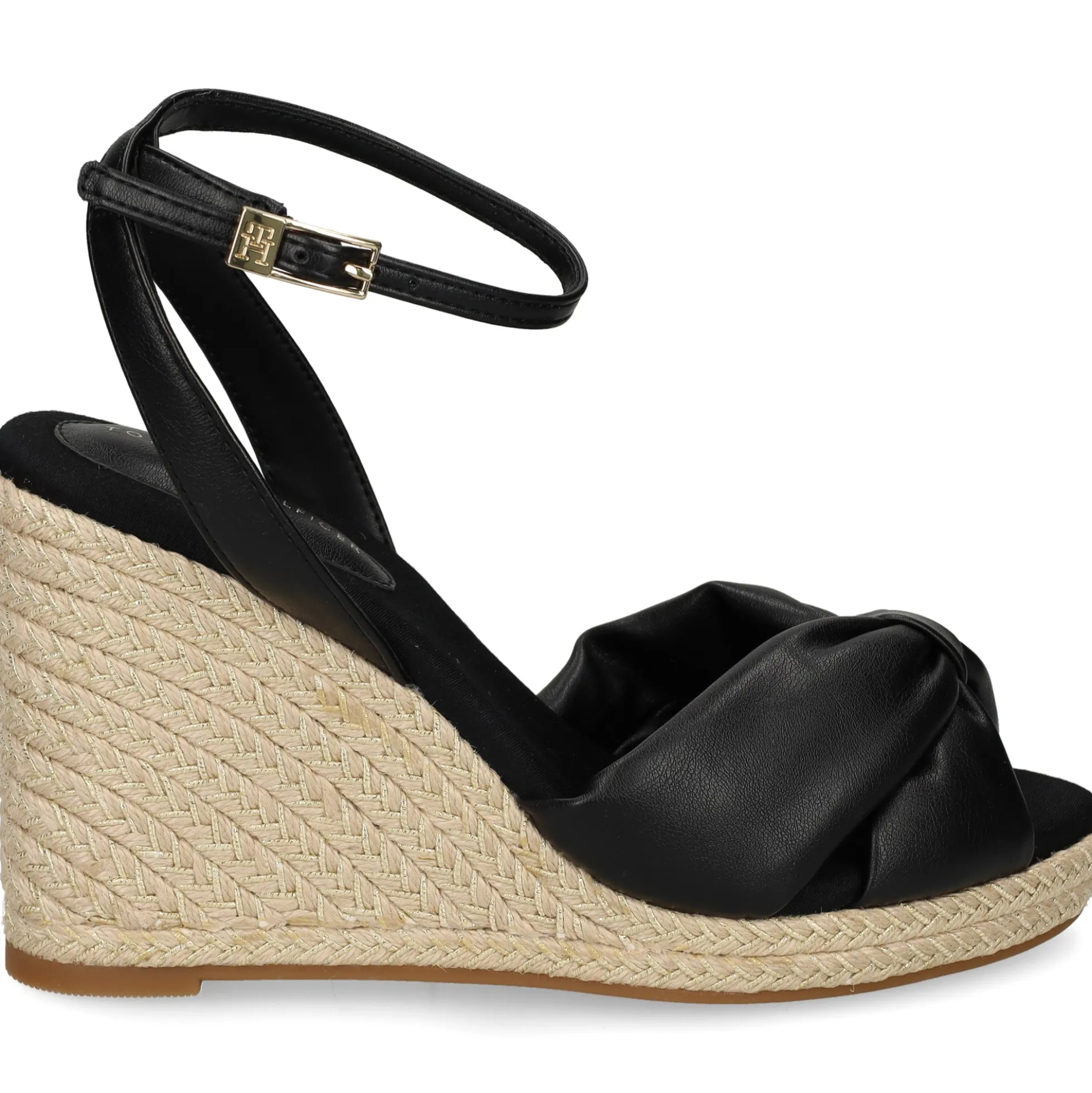 TOMMY HILFIGER Sandalias cuña de Mujer FW0FW09011 BDS BLACK