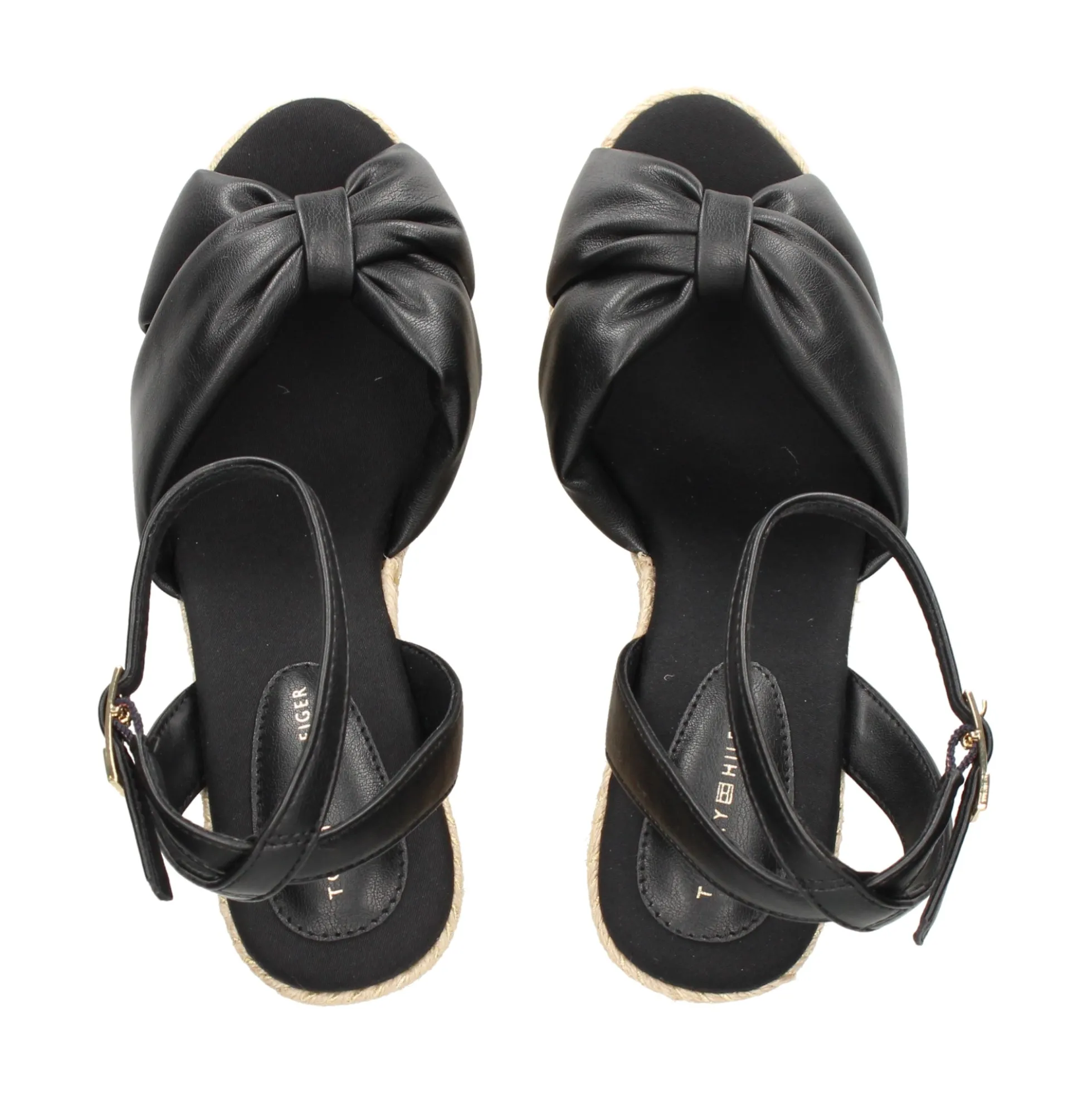 TOMMY HILFIGER Sandalias cuña de Mujer FW0FW09011 BDS BLACK