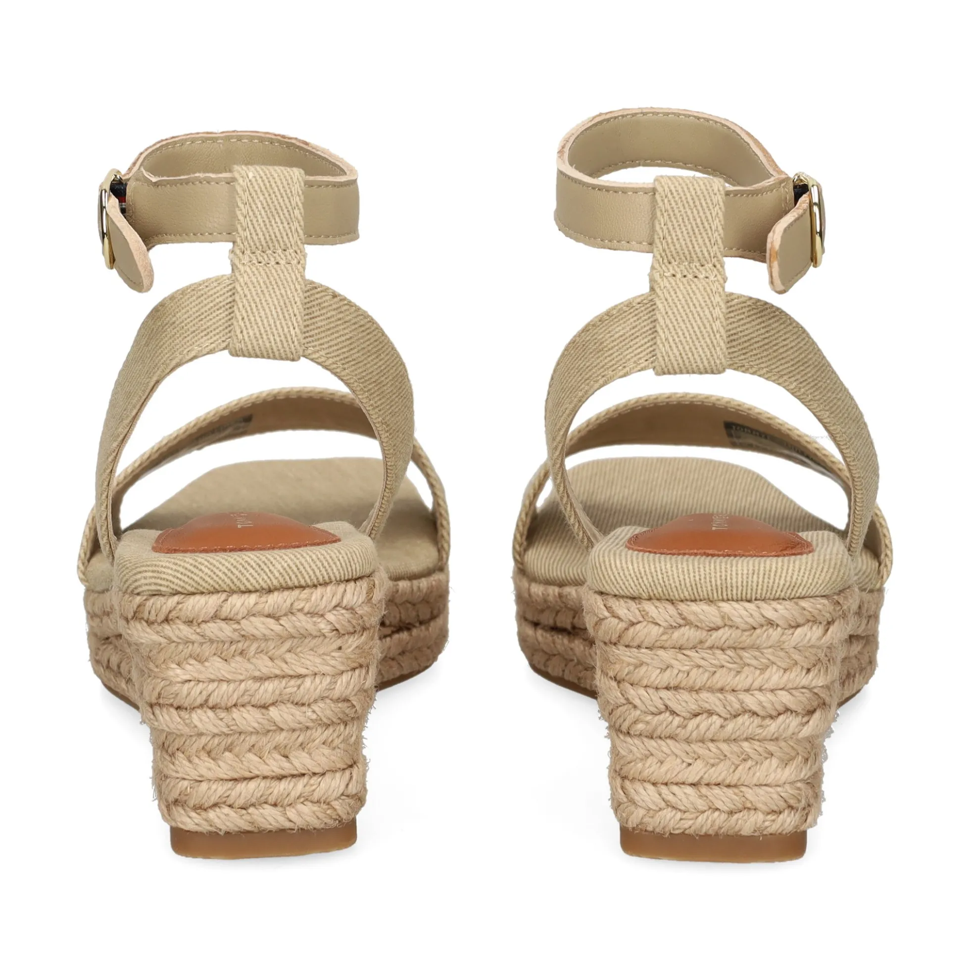 TOMMY HILFIGER Sandalias cuña de Mujer FW0FW08805 ACC HORSERADISH
