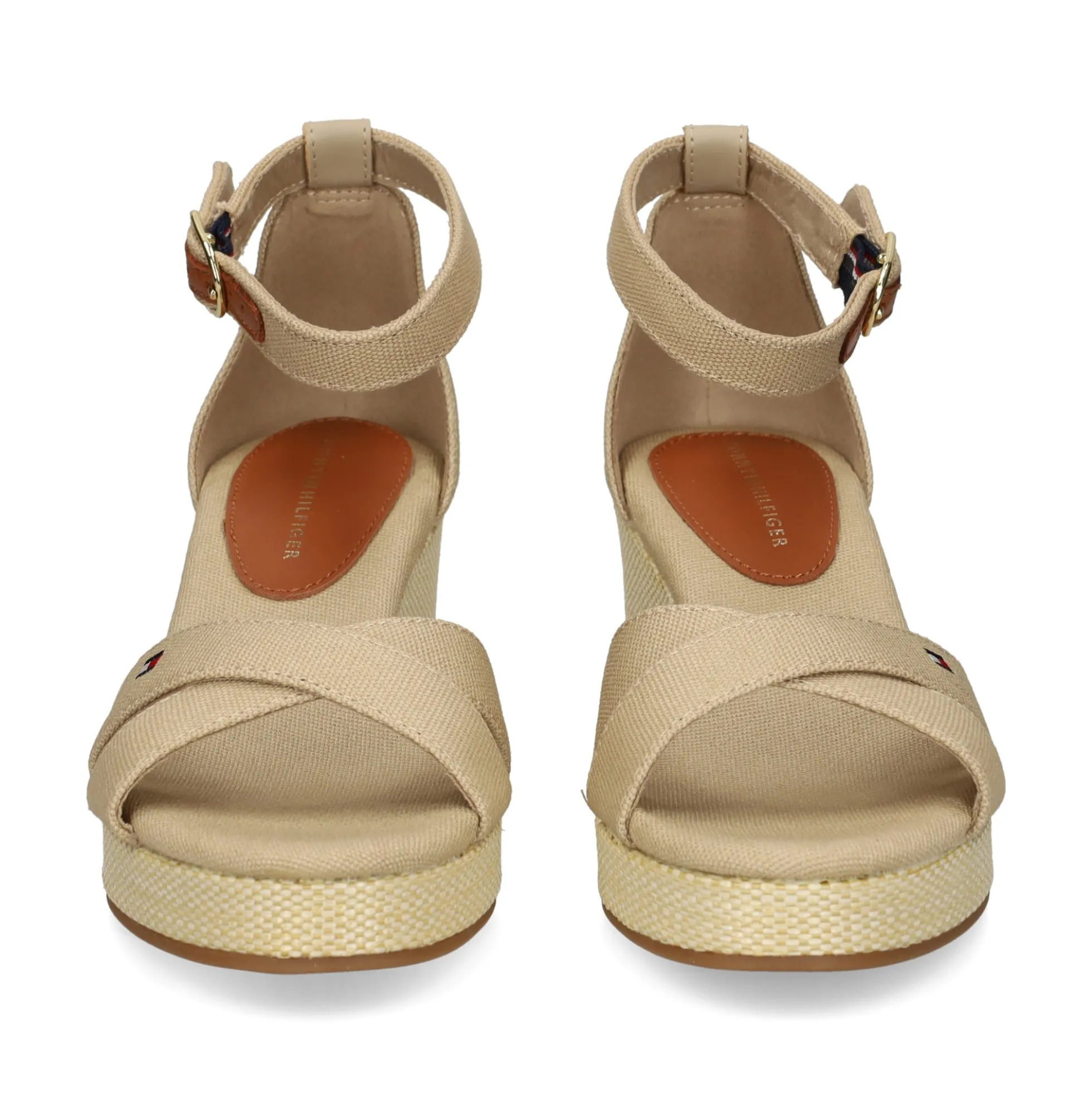 TOMMY HILFIGER Sandalias cuña de Mujer FW0FW08481 ACC HORSERADISH