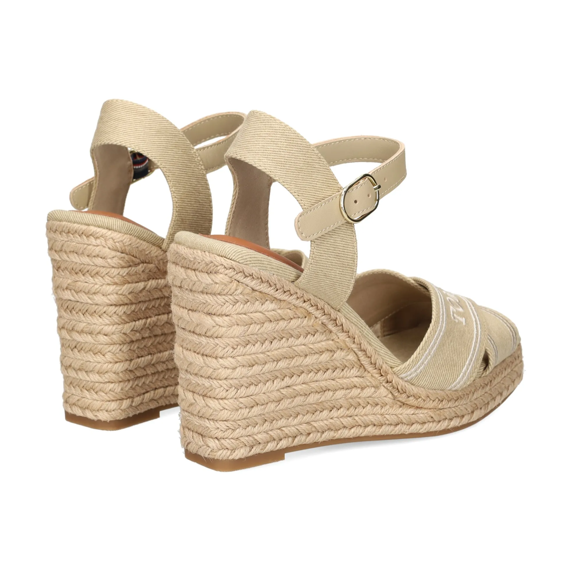 TOMMY HILFIGER Sandalias cuña de Mujer FW0FW08668 ACC HORSERADIS