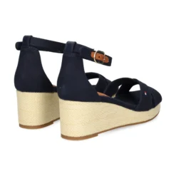 TOMMY HILFIGER Sandalias cuña de Mujer FW0FW08481 DW6 SPACE BLUE