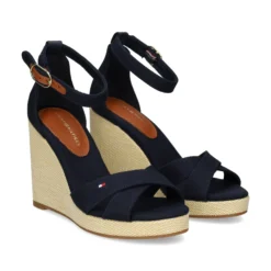 TOMMY HILFIGER Sandalias cuña de Mujer FW0FW08661 DW6 SPACE BLUE