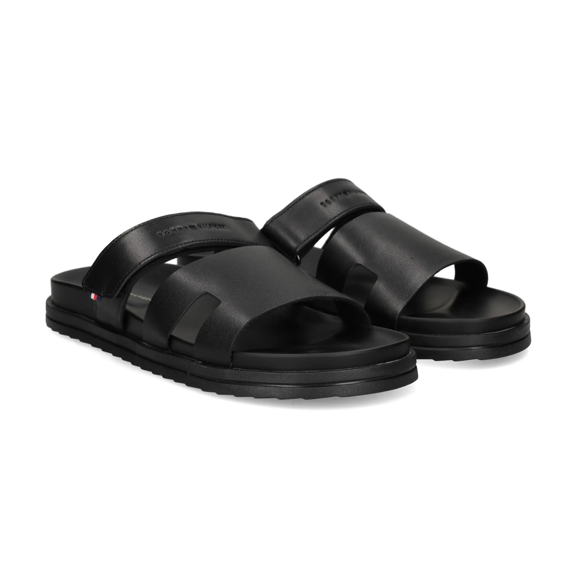 TOMMY HILFIGER Sandalias de Hombre FM0FM05773 BDS NEGRO