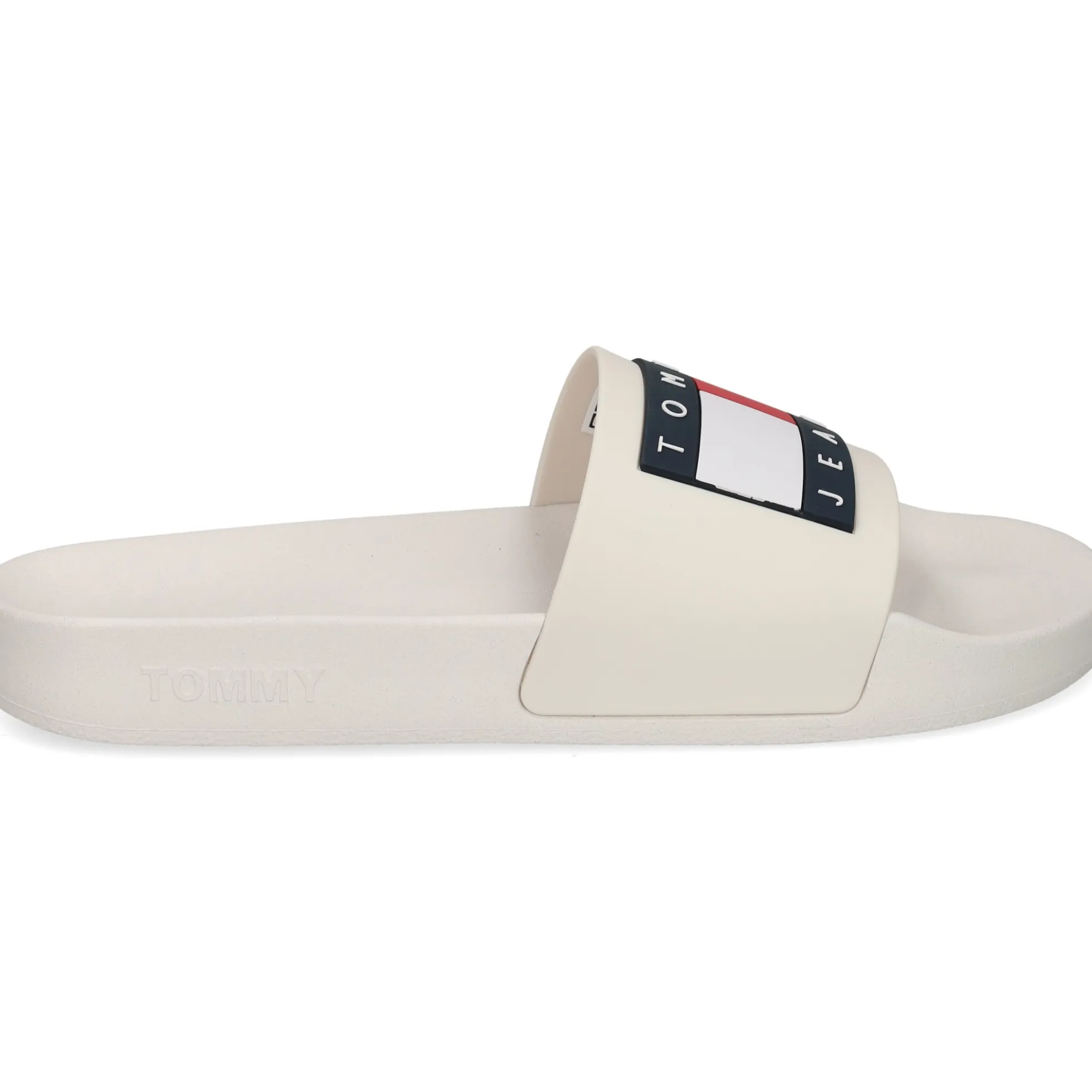 TOMMY HILFIGER Sandalias planas de Mujer EN0EN02115 TCR ECRU