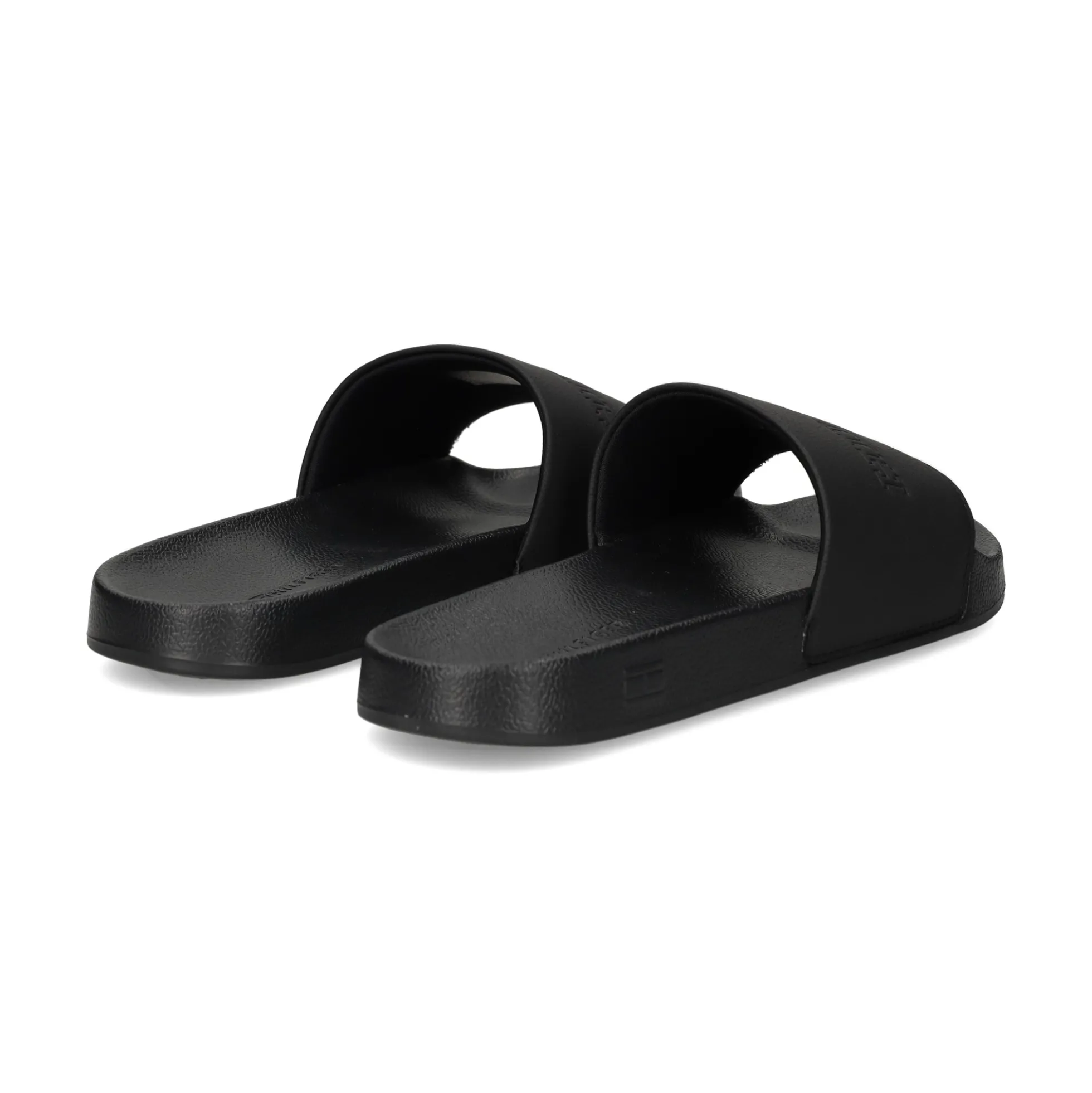 TOMMY HILFIGER Sandalias planas de Mujer FM0FM05619 BDS BLACK