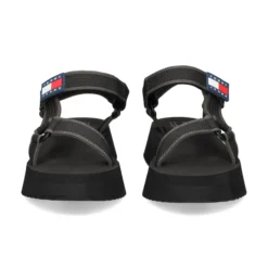 TOMMY HILFIGER Sandalias planas de Mujer EN0EN02747 BDS NEGRO