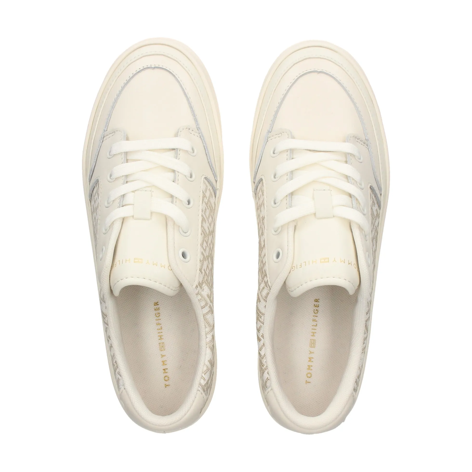 TOMMY HILFIGER Zapatillas de Mujer FW0FW08331 Z00 IVORY PETAL