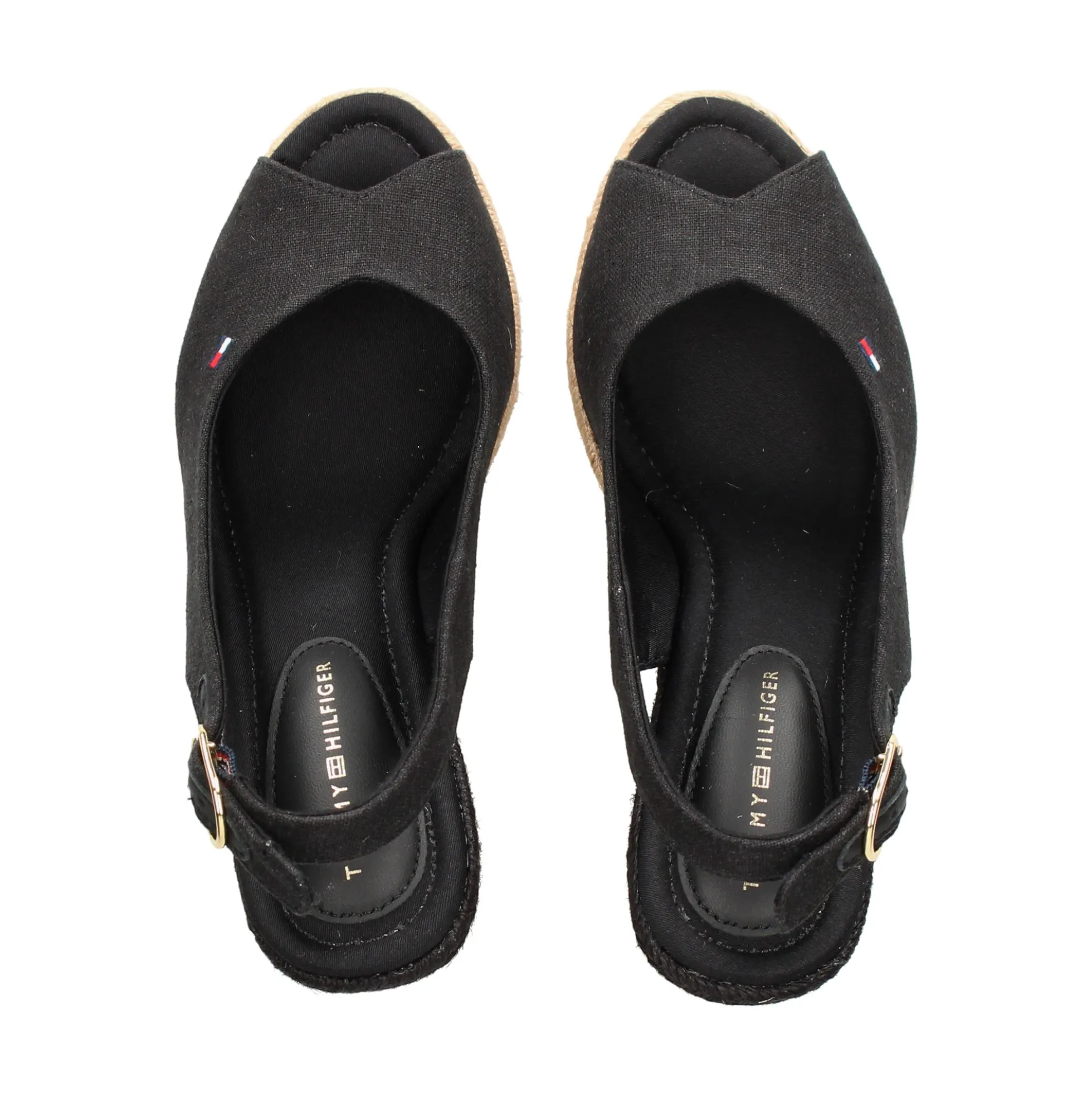 TOMMY HILFIGER Zapatos cuña FW0FW09343 BDS NEGRO