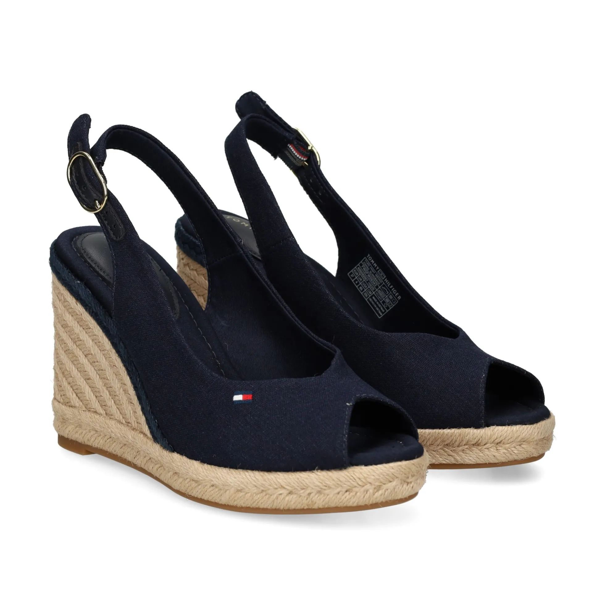 TOMMY HILFIGER Zapatos cuña FW0FW09343 DW6 AZUL ESPACI