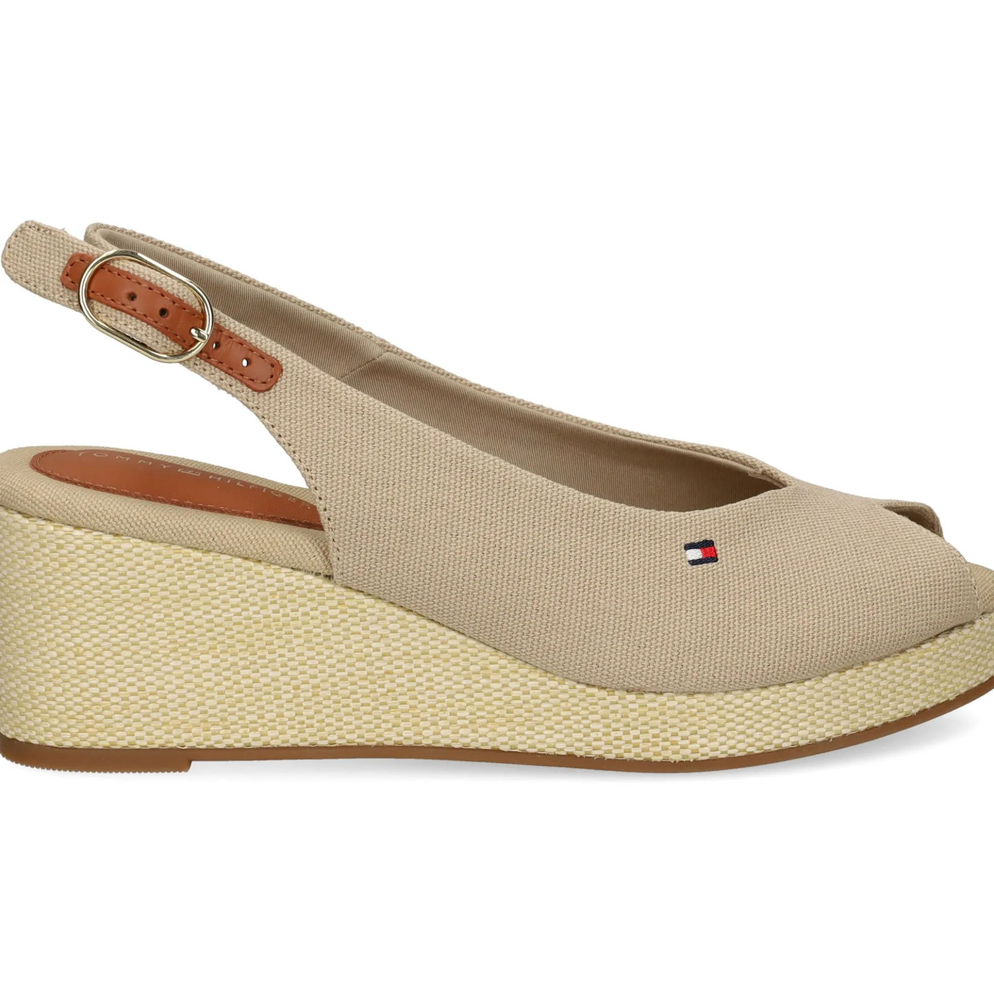 TOMMY HILFIGER Zapatos cuña FW0FW08595 ACC HORSERADISH