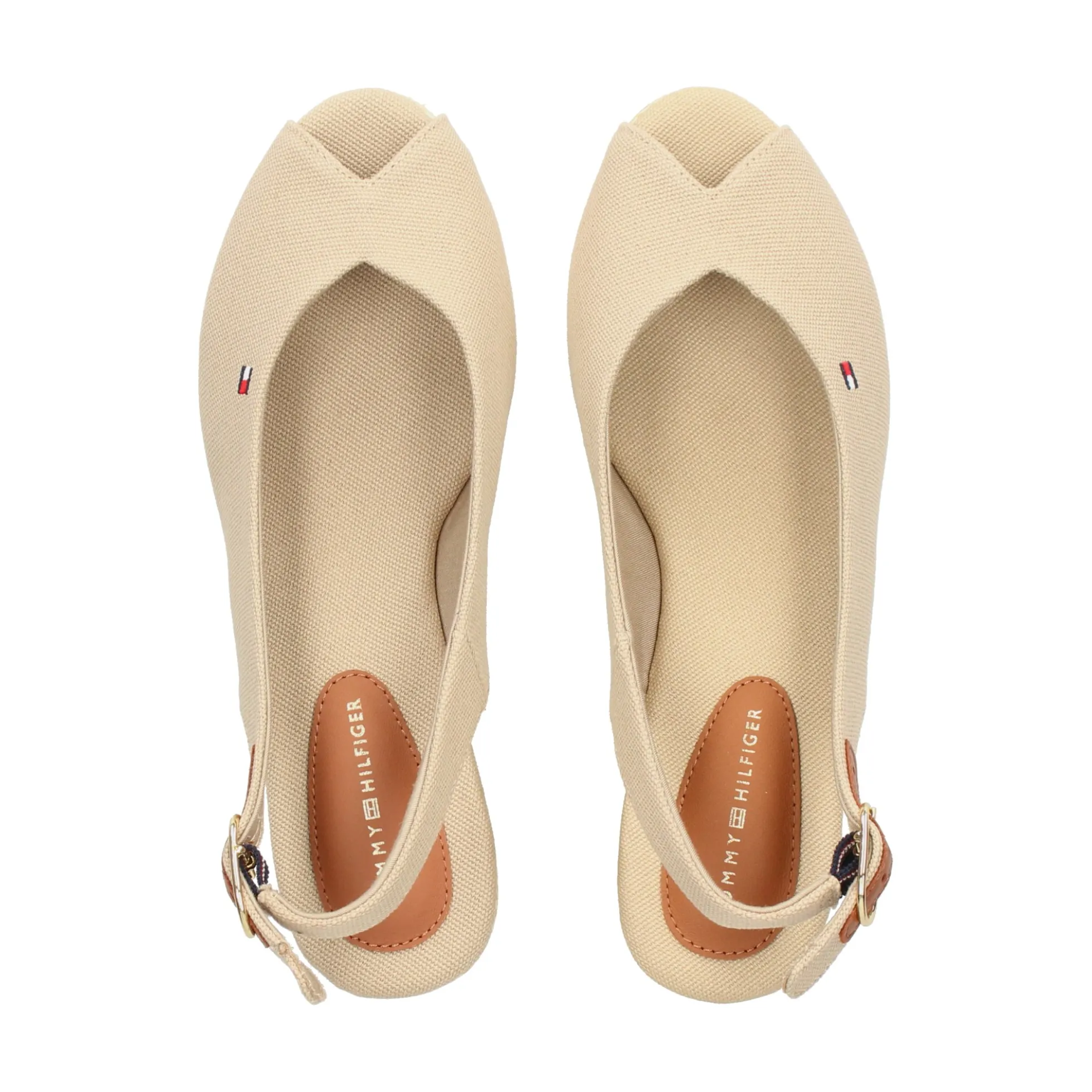 TOMMY HILFIGER Zapatos cuña FW0FW08595 ACC HORSERADISH