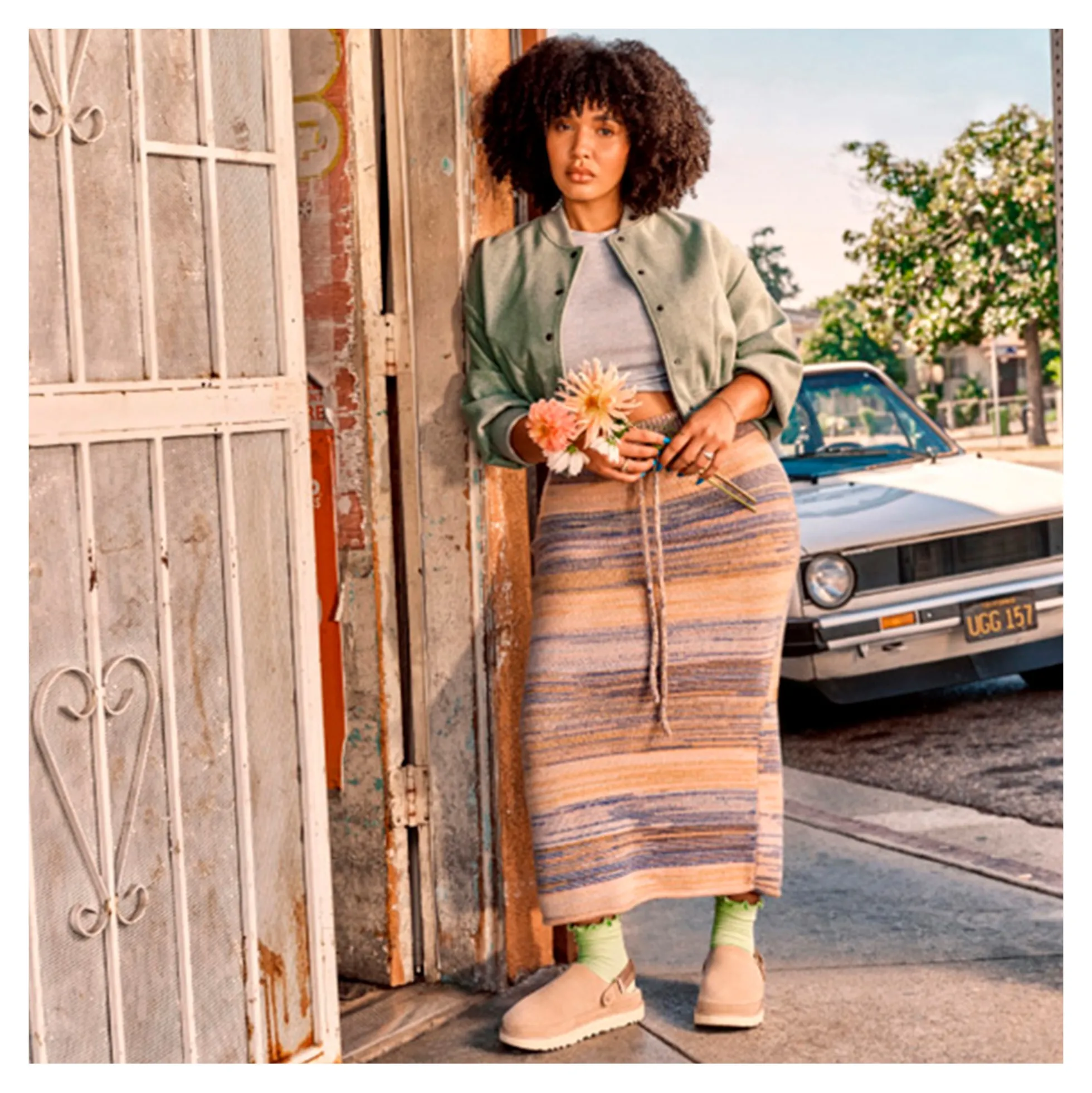 UGG Zuecos de Mujer GOLDENSTAR CLOG DRI DRIFTWOOD