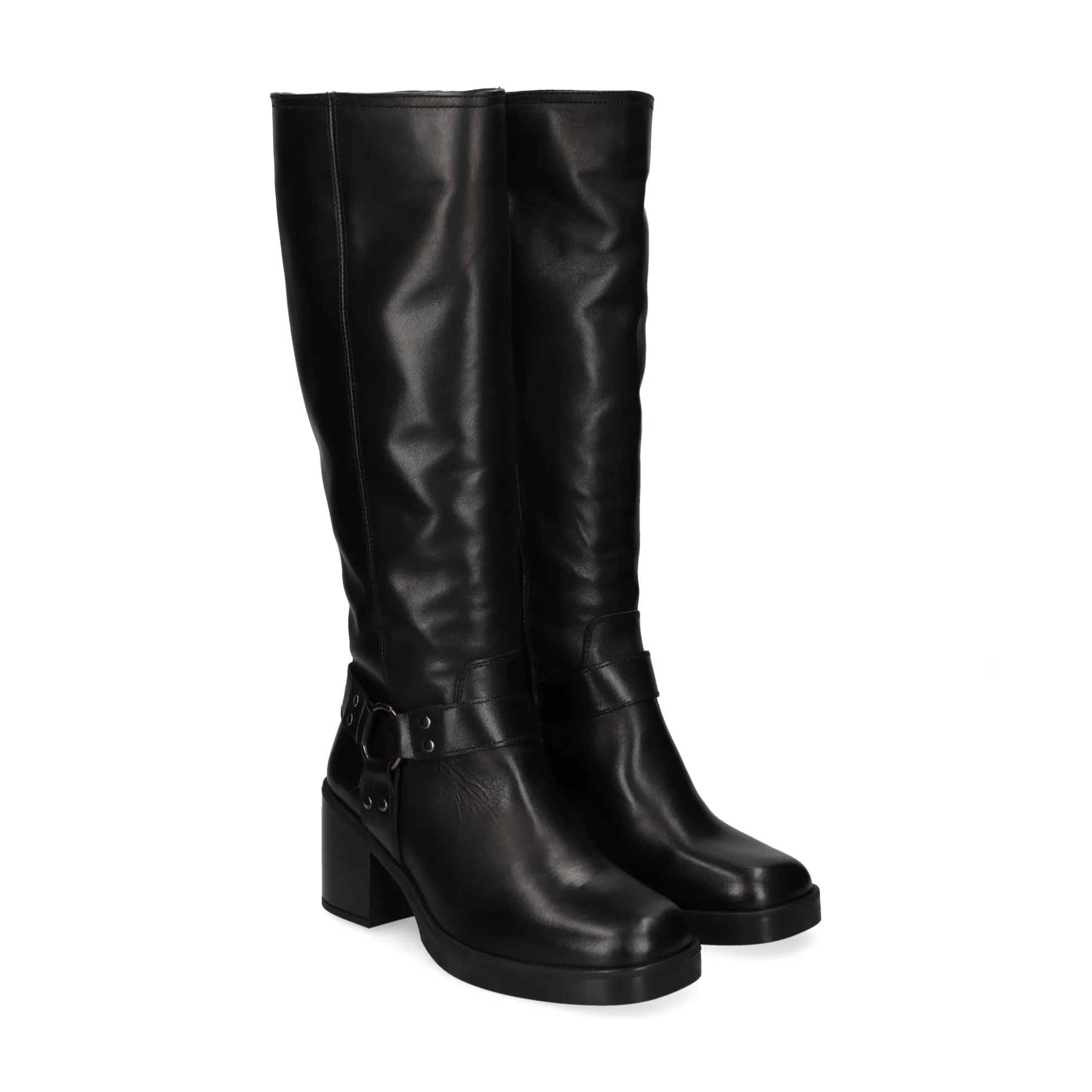 UNISA Botas con tacón de Mujer JESFOR_BNA NEGRO