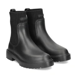 UNISA Botines con tacón de Mujer FAYNAR_RIB NEGRO
