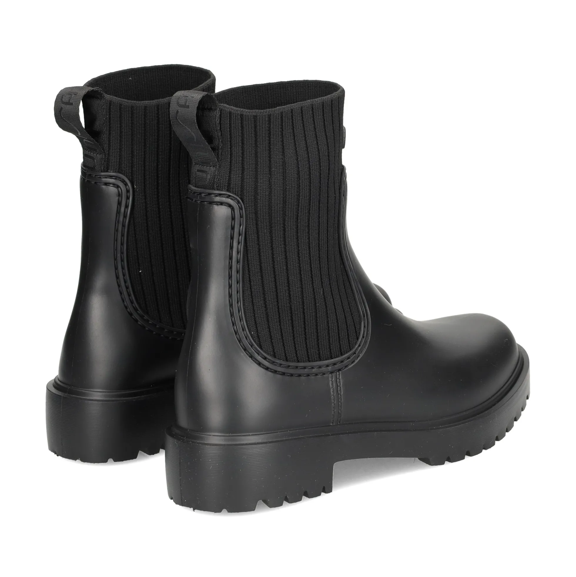 UNISA Botines con tacón de Mujer FAYNAR_RIB NEGRO