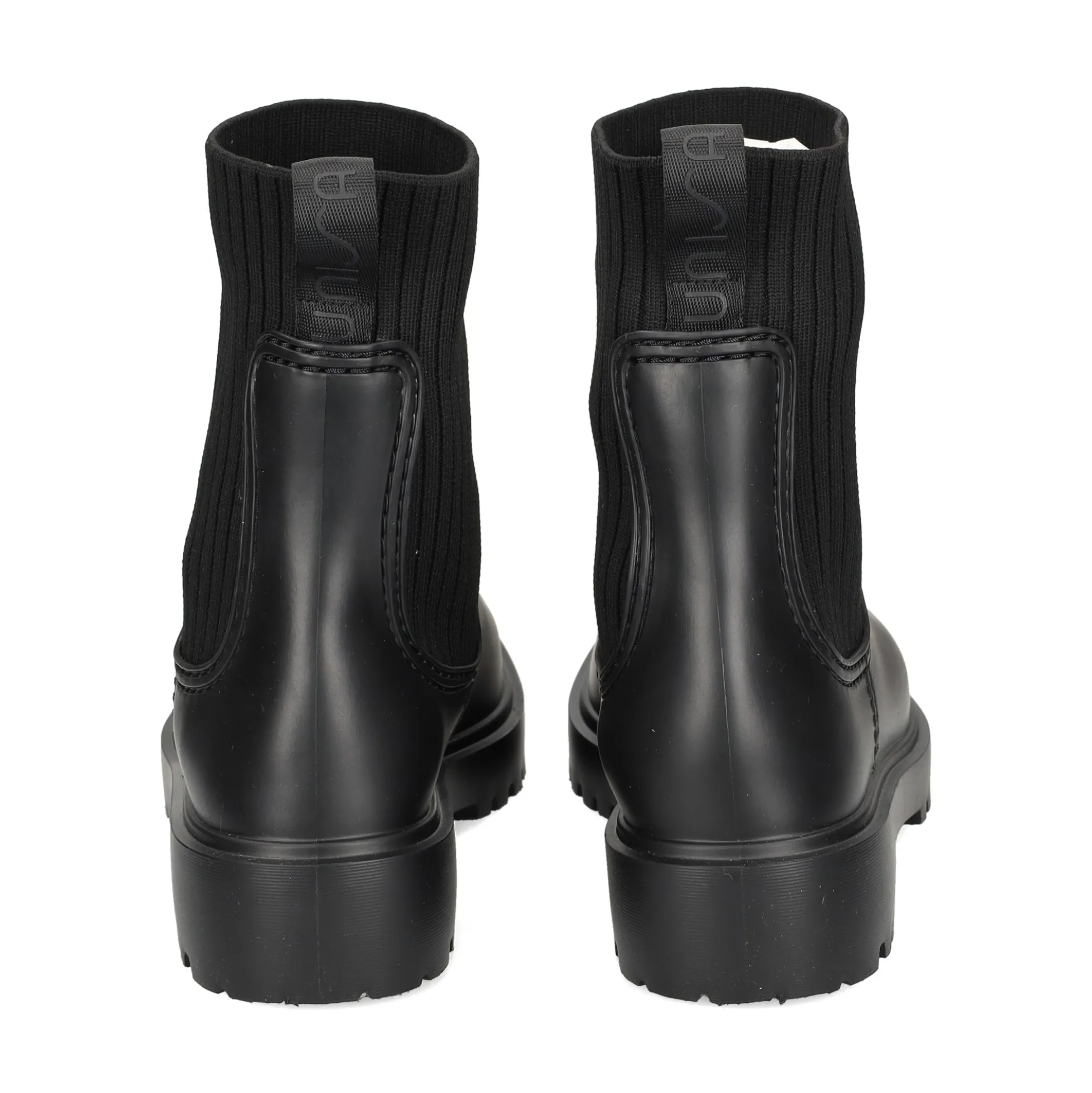 UNISA Botines con tacón de Mujer FAYNAR_RIB NEGRO