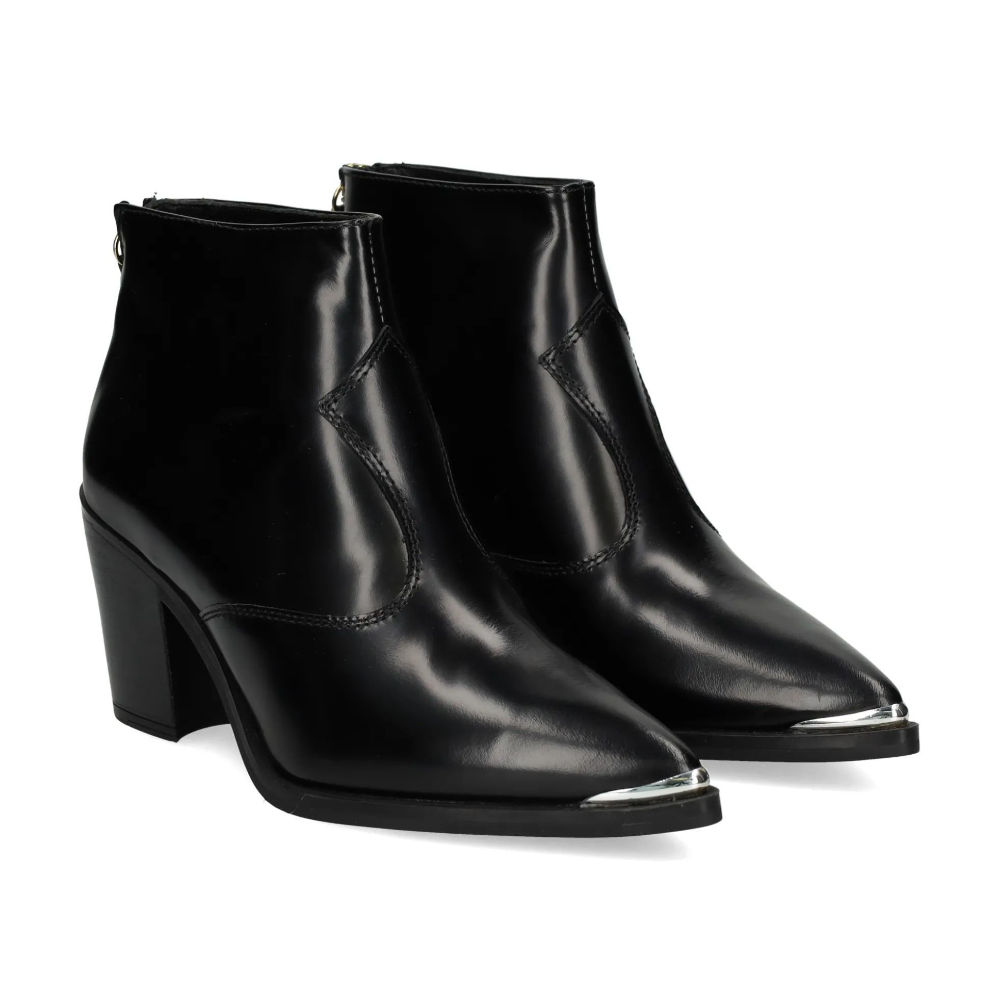 UNISA Botines con tacón de Mujer MIRLO_SIV NEGRO