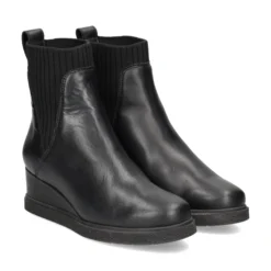 UNISA Botines con tacón de Mujer JUALO_F23_MAR NEGRO