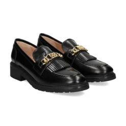 UNISA Mocasines de Mujer ELMA_F23_SIV NEGRO
