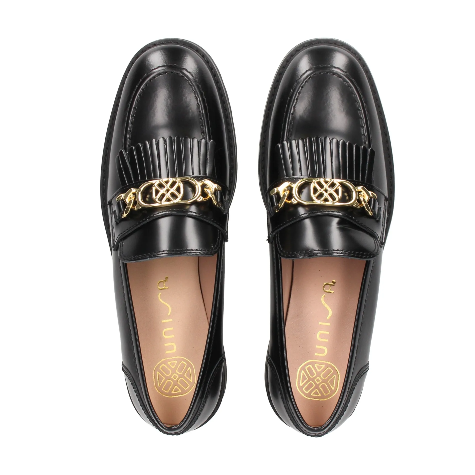 UNISA Mocasines de Mujer ELMA_F23_SIV NEGRO