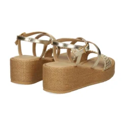 UNISA Sandalias con plataforma de Mujer KALION_MEC PLATINO