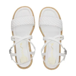 UNISA Sandalias con plataforma de Mujer KALION_GRA BLANCO