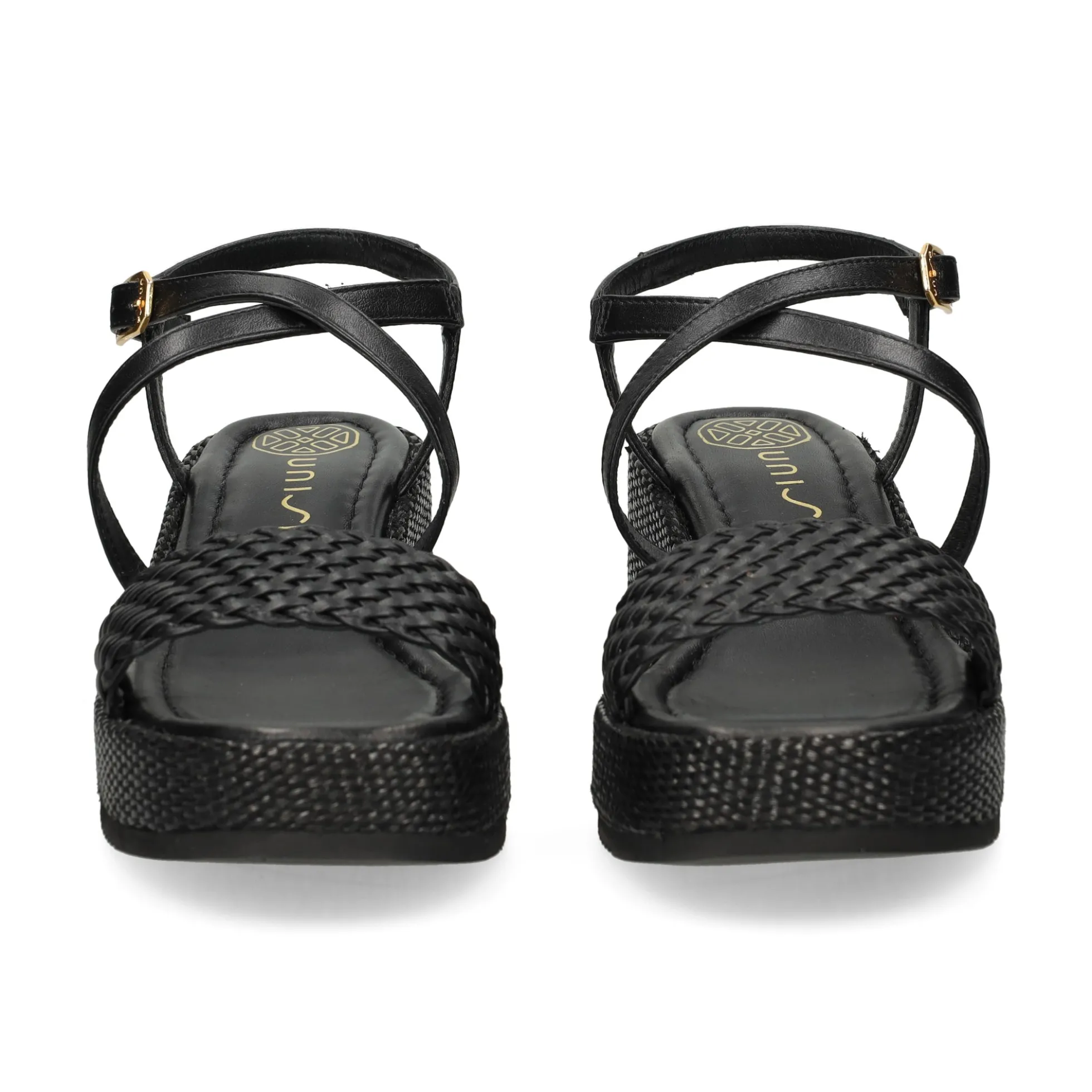 UNISA Sandalias con plataforma de Mujer KALION_GRA NEGRO