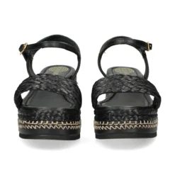 UNISA Sandalias con plataforma de Mujer KEBEC_25_GRA NEGRO