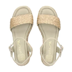 UNISA Sandalias con plataforma de Mujer KEBEC_25_GRA Matcha