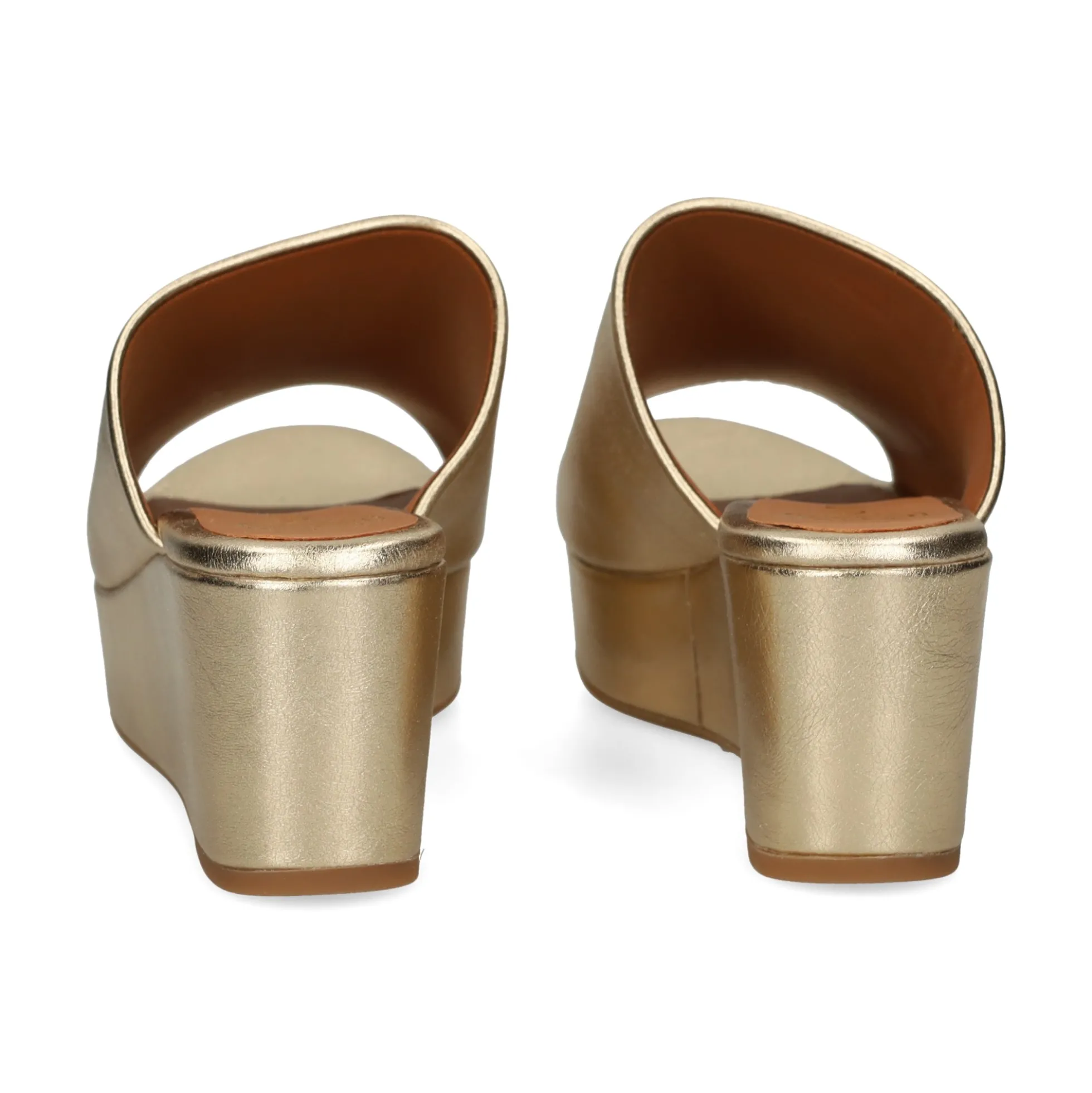 UNISA Sandalias con plataforma de Mujer KIRANE_25_MEC PLATINO