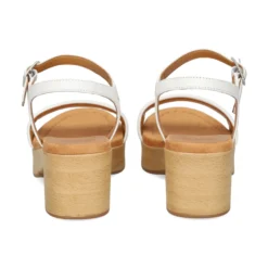 UNISA Sandalias con plataforma de Mujer IRITA_24_NS BLANCO