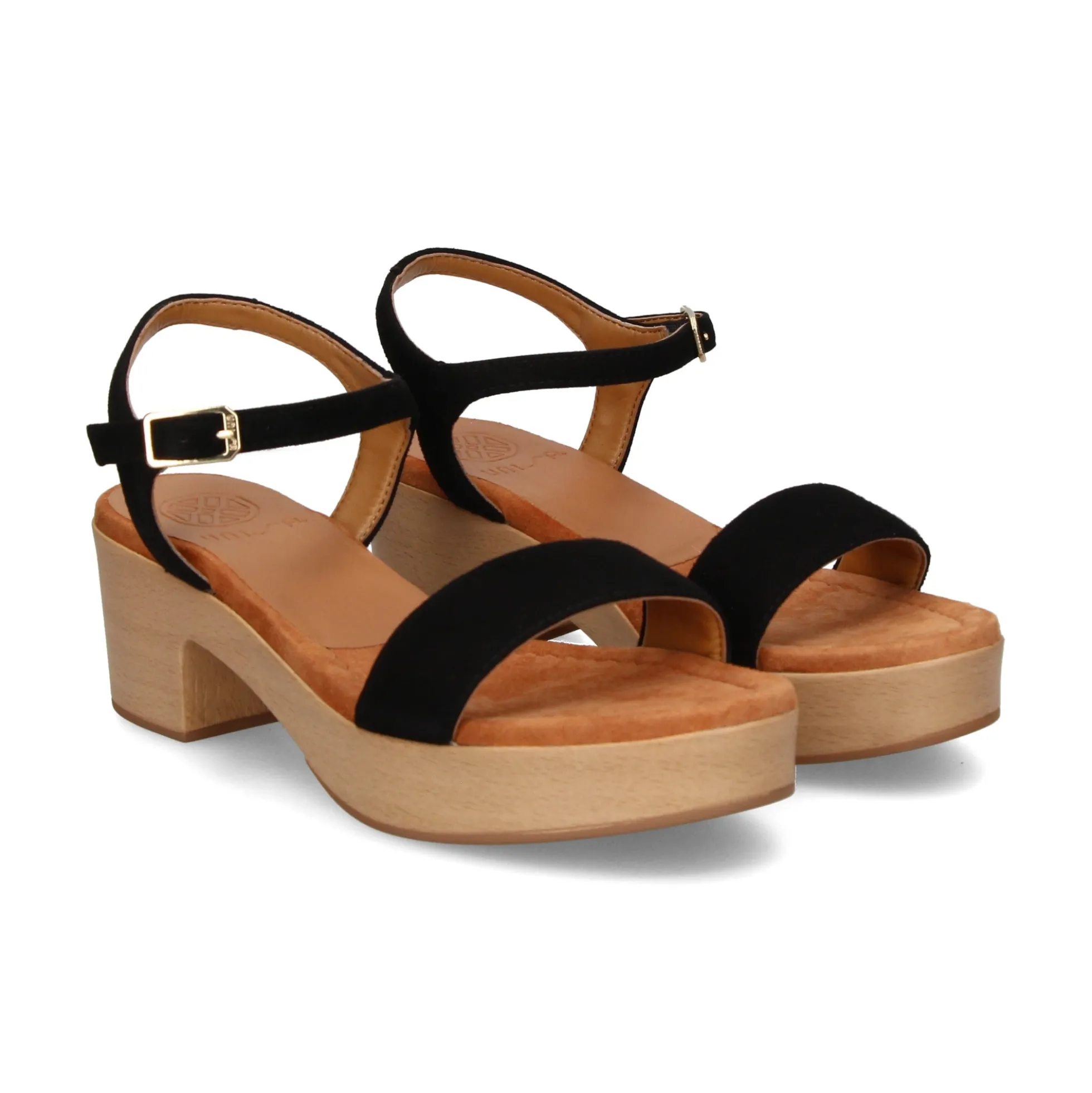 UNISA Sandalias con plataforma de Mujer IRITA_23_KS NEGRO
