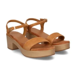 UNISA Sandalias con plataforma de Mujer IRITA_23_KS CINNAMON