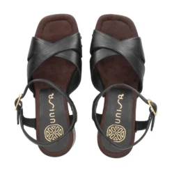 UNISA Sandalias con plataforma de Mujer OSUNA_GRA NEGRO