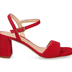 UNISA Sandalias con tacón de Mujer MORATY_25_KS CRANBERRY