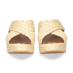 UNISA Sandalias cuña de Mujer KEMP_RF NATURAL
