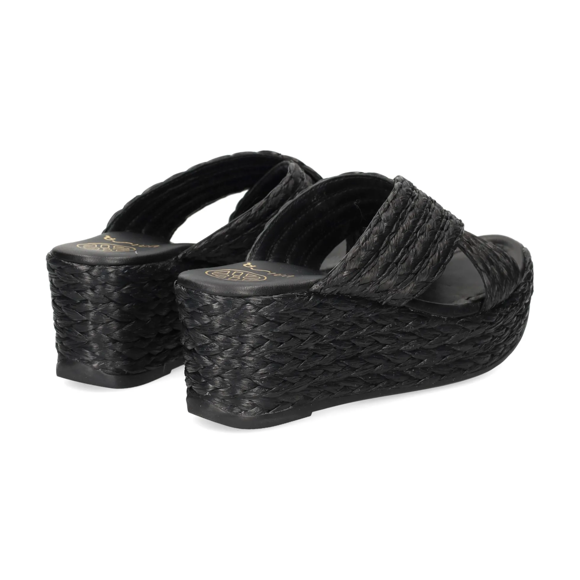 UNISA Sandalias cuña de Mujer KEMP_RF NEGRO