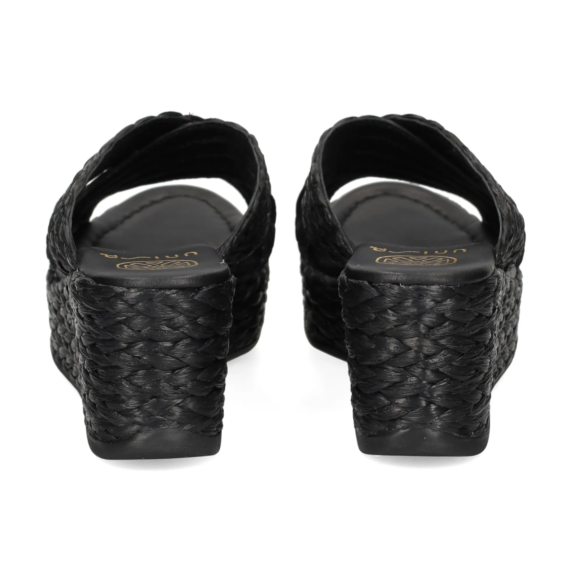 UNISA Sandalias cuña de Mujer KEMP_RF NEGRO