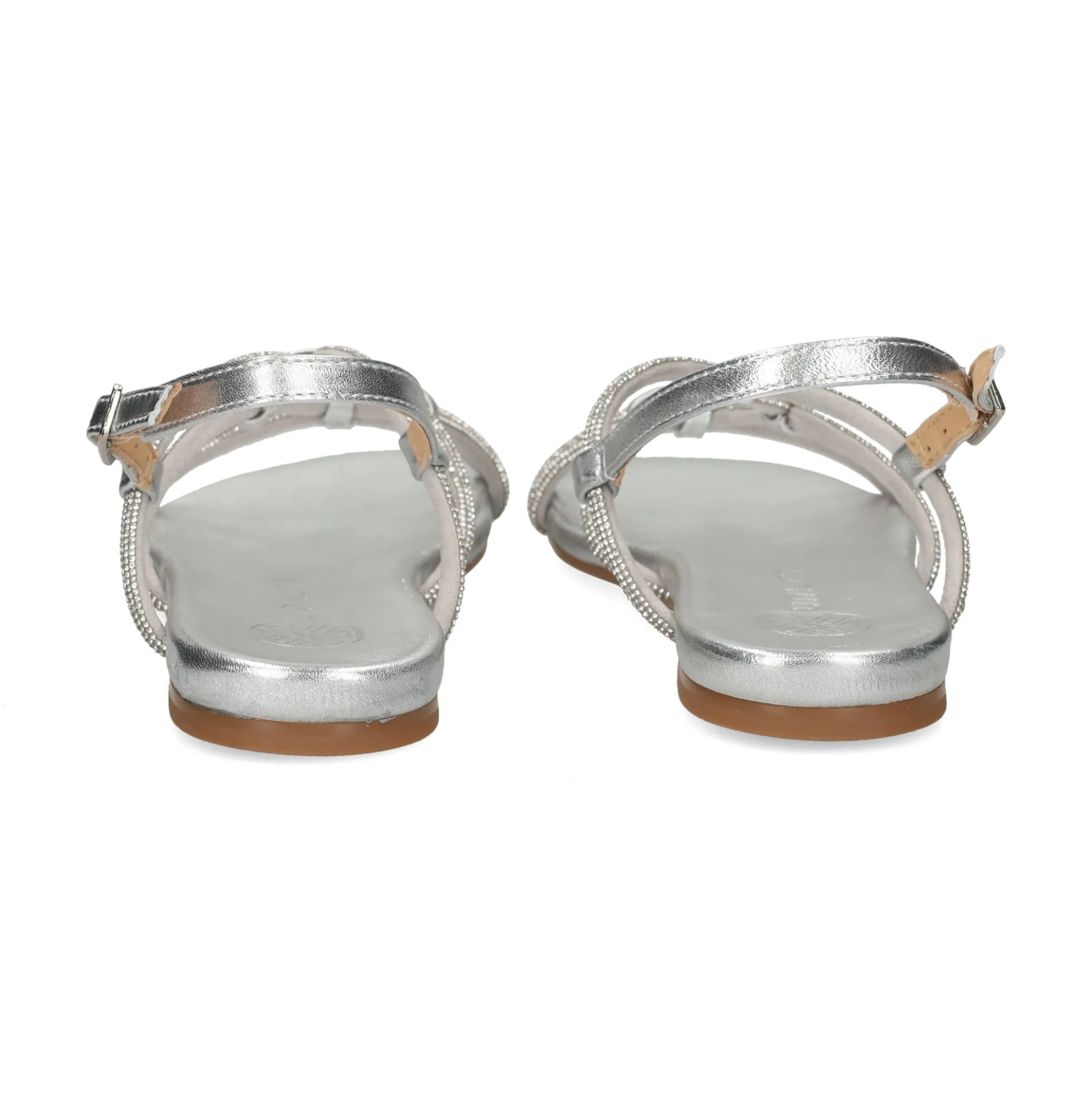 UNISA Sandalias planas de Mujer COOPER_LMT SILVER
