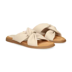 UNISA Sandalias planas de Mujer CAMBY_25_GRA MARFIL