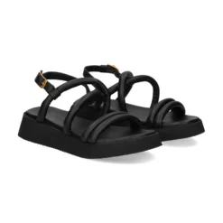 UNISA Sandalias planas de Mujer CEDRA_GRA NEGRO