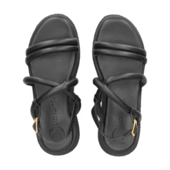 UNISA Sandalias planas de Mujer CEDRA_GRA NEGRO