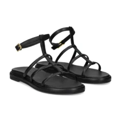 UNISA Sandalias planas de Mujer CLISA_GRA NEGRO