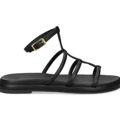 UNISA Sandalias planas de Mujer CLISA_GRA NEGRO